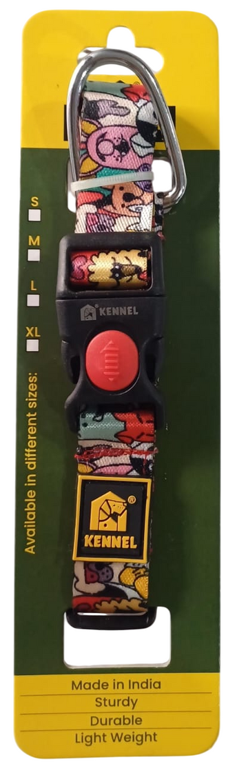 Kennel Premium Printed Nylon Collar (1")